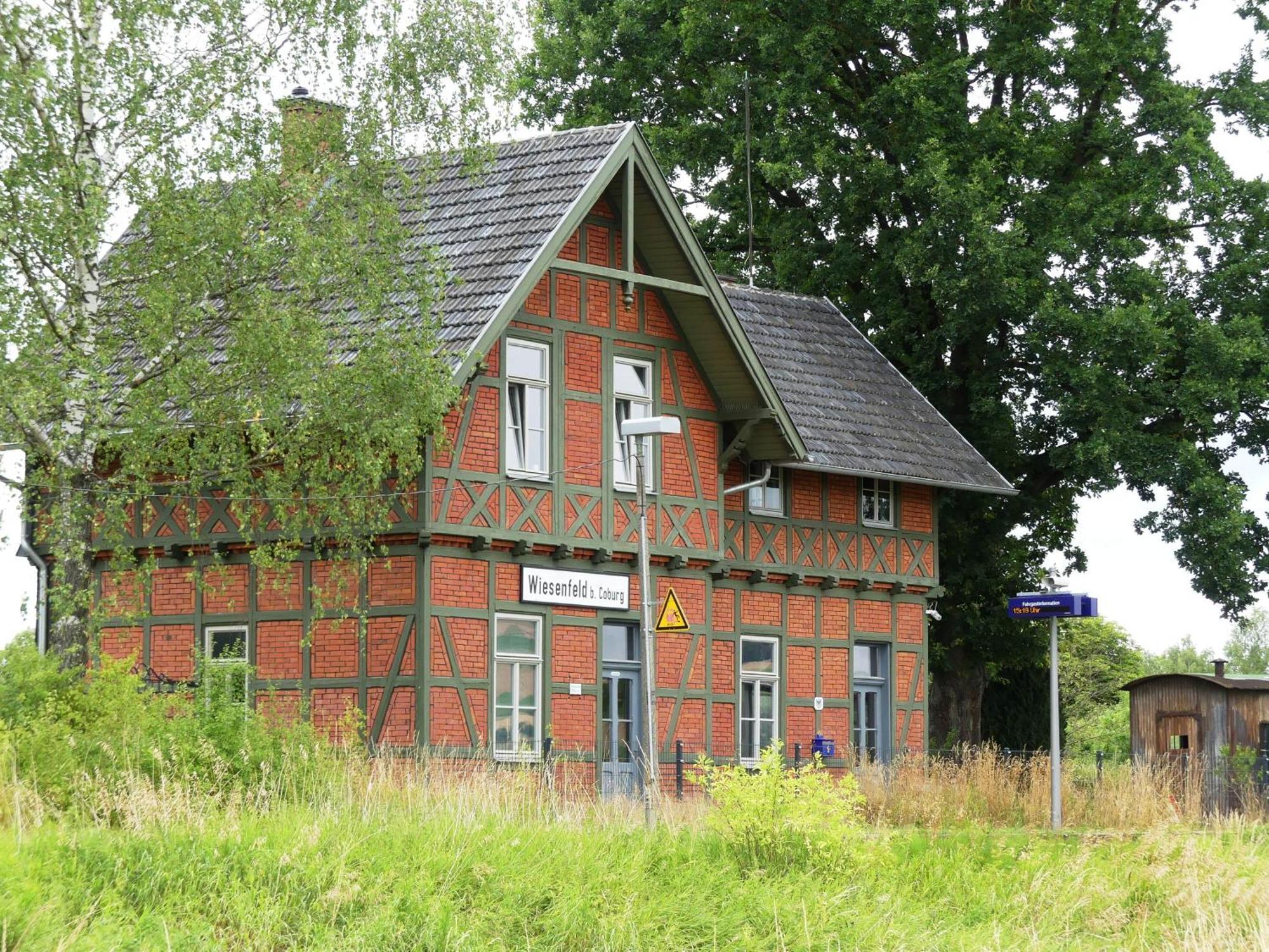 Ferienwohnung Bahnhof 1892 Meeder Kültér fotó